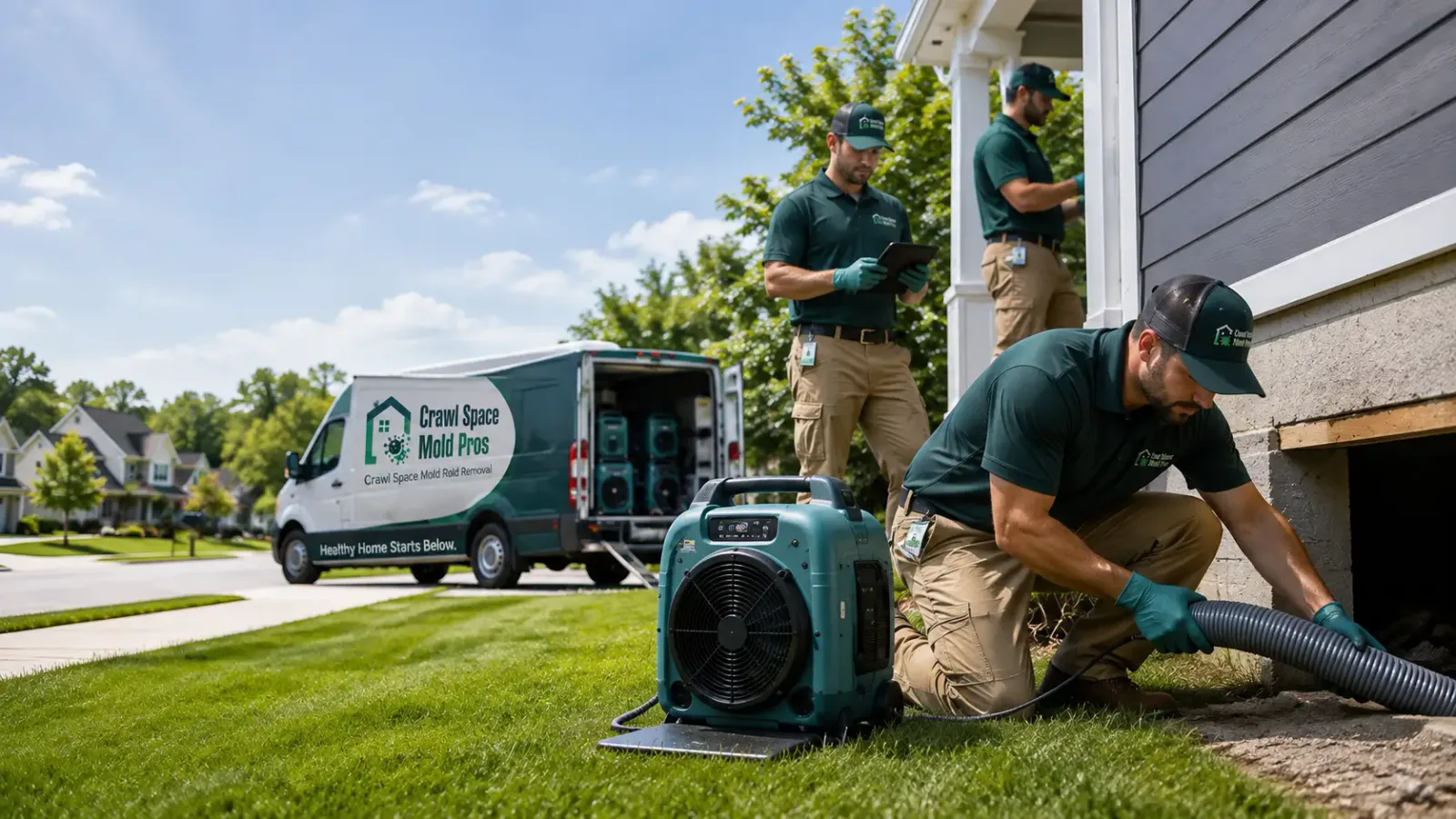 Crawl Space Mold Removal in Drain, OR